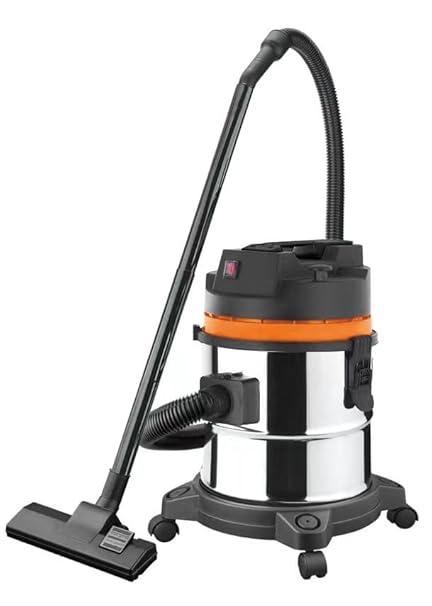 GOLDMAXX Wet & Dry Vacuum Cleaner for Home | 1500 Watt 24 Kpa Suction Power | 25 Liter Stainless Steel Tank with Blower | Multifunction Wet/Dry/Blowing | Compact with Light Weight