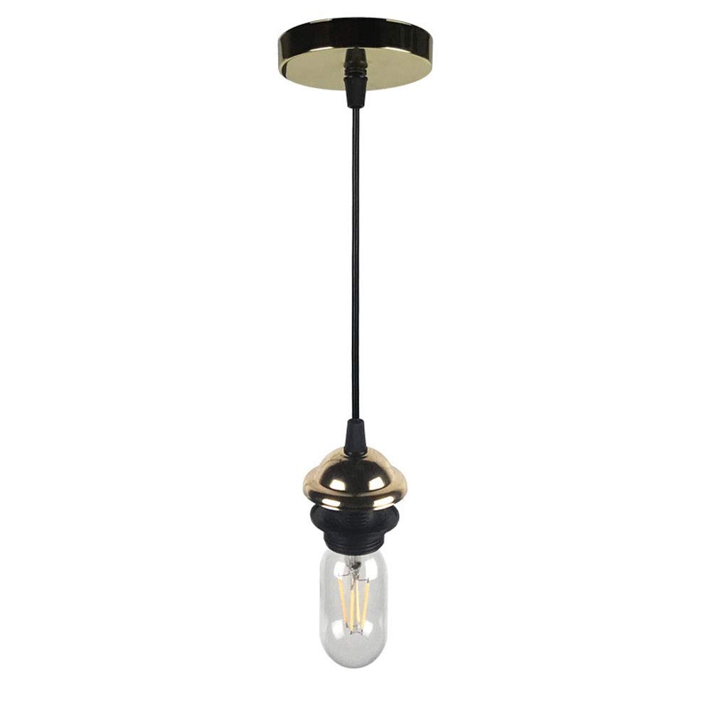 SXECAEPS Modern creative chandelier Simple Pendant Light Industrial Retro Style Creative Single Head Small Wrought Iron Metal Restaurant Bar Lighting Fixture Living Room Hotel Corrid