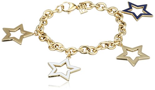Preisvergleich Produktbild Tommy Hilfiger Damen-Armband Edelstahl vergoldet Emaille 20 cm-2700891