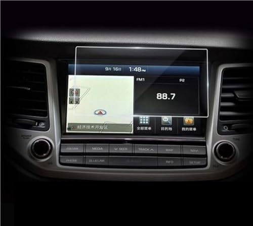 Film protecteur d'écran Tucson 2019 anti-rayures pour GPS tactile 8"