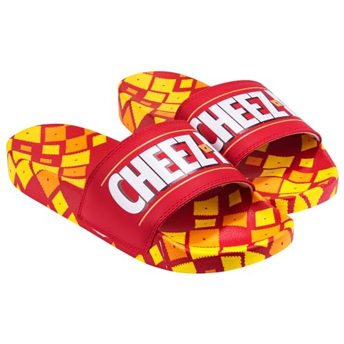 Odd Sox – Cheez-It Slide Slippers – Soft Slip-On Sandals-Unisex Comfort House Slipper, Casual Indoor/Outdoor Footwear2