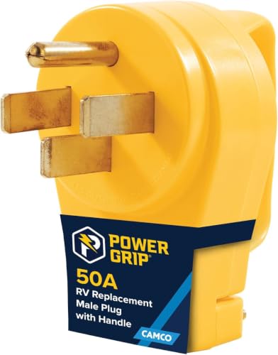 Image of Camco Mfg Inc 55255 50amp Pwrgrip Rplcmnt Plug (Pack of 6)
