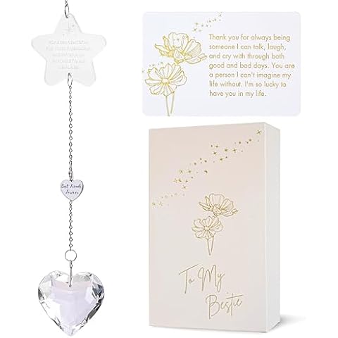 ARUN Bestie Gifts for Women Friendship Gifts for Sister Birthday Sun Catcher Unique Gifts idea BFF Female Friends Friendship Gifts for Sister Best Friend Cover
