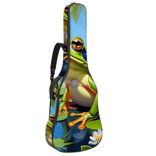 Sac pour guitare acoustique imperméable multicolore aux dimensions 42.9x16.9x4.7 pouces