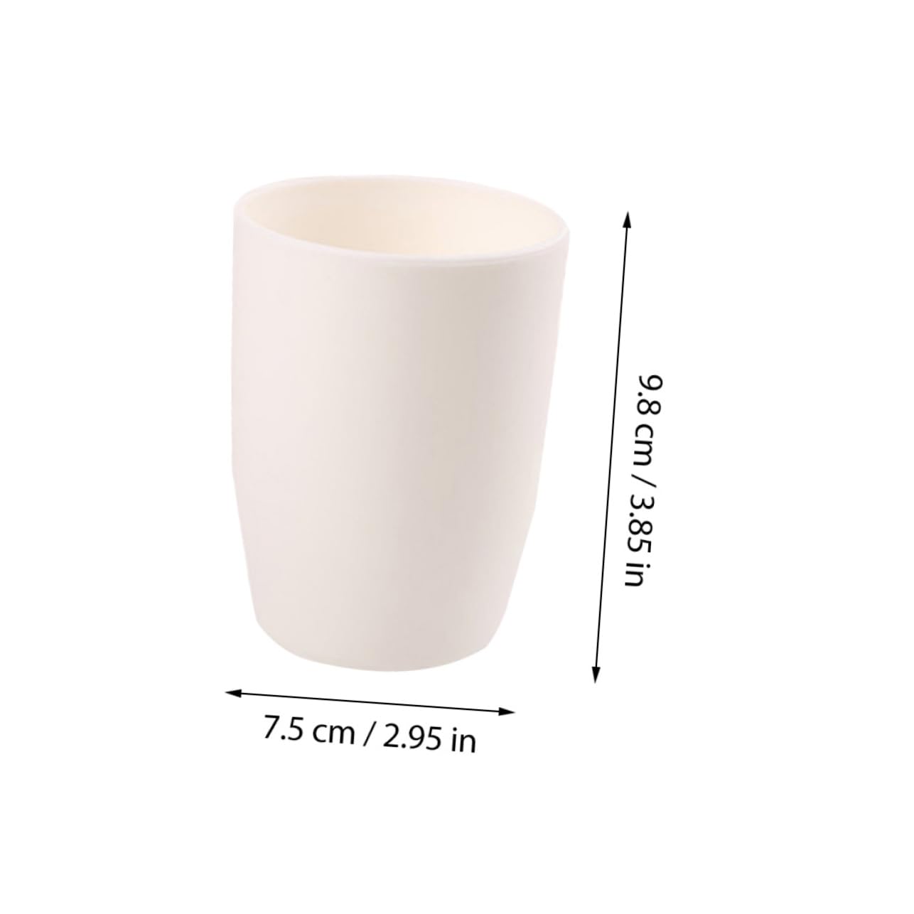 NAMOARLY Bathroom Accessories Tooth Mug Tumbler Cup White