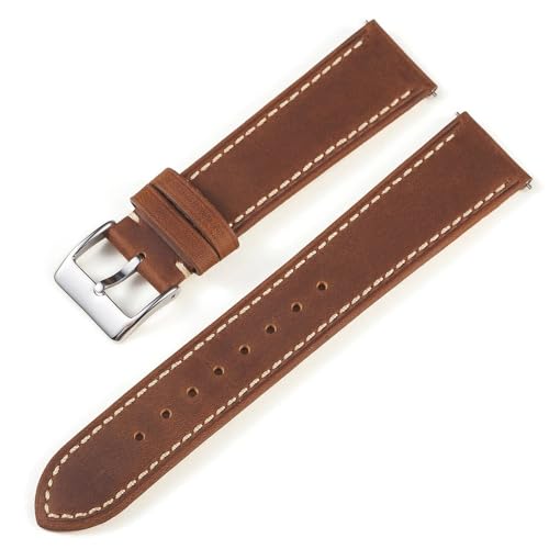 Sangle en cuir vintage universelle 20mm : redonnez une âme à votre montre préférée