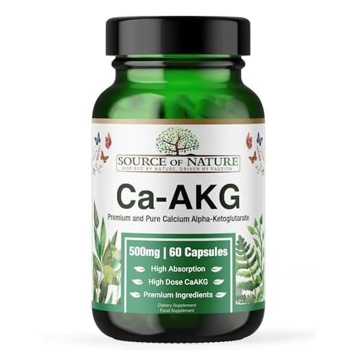 Source of Nature® | 500 mg Ca-AKG | 60 Cápsulas | Calcio Alfa-Cetoglutarato (CaAKG) Premium | 1000mg Ca AKG por dosis | Sin aditivos indeseados | Fabricado en Dinamarca | Probado por terceros