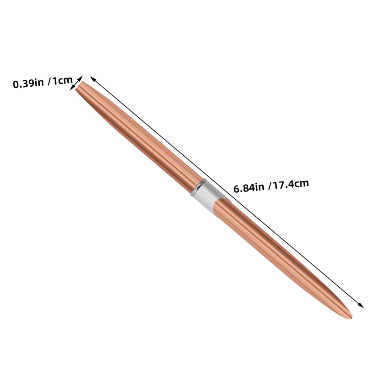 SHERCHPRY 2Pcs Nail Art Striping Brush Tool Ultrafine Detailing Brushes with Metal Rods for Intricate Nail Designs Lightweight and Portable for Home Salon Use