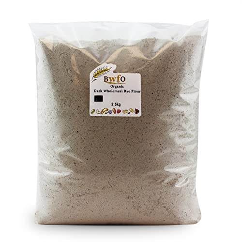 Organic Dark Wholemeal Rye Flour 2.5kg (BWFO)