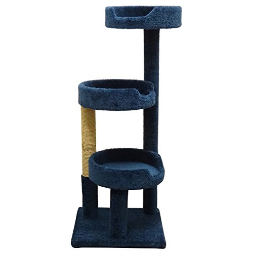 Árbol para gatos New Cat Condos Premier Kitty Pad azul miniatura 1