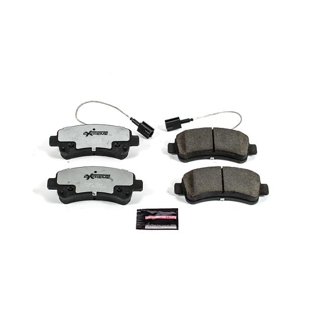 Image of PowerStop Rear Brake Pads for Ram ProMaster 1500 2014-15 |ProMaster 2500 2014-15 |ProMaster 3500 2014-15 - Z36 Truck & Tow Carbon-Fiber Ceramic Brake Pads with Installation Hardware, Z36-1746