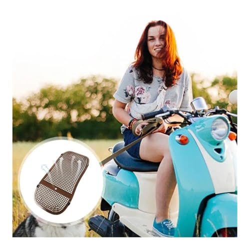 Cojín para asiento de motocicleta antideslizante contra fatiga vial 5