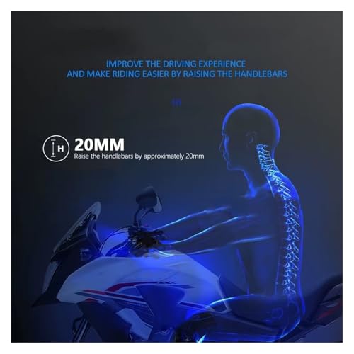 Abrazadera manillar TMAX 560 para eliminar dolor de espalda 6