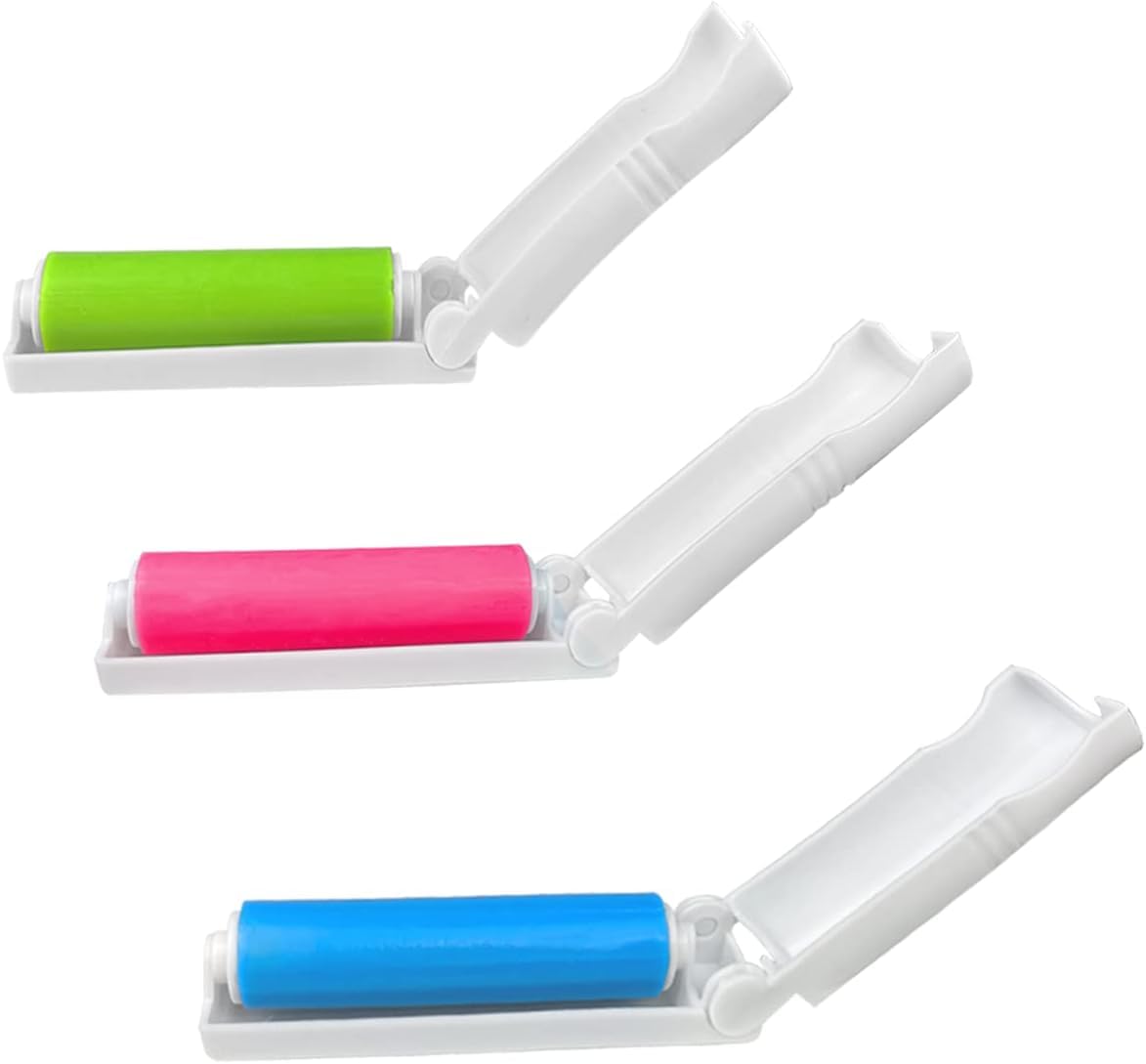 SENTAVIL Efficient Lint Remover Roller - Quick and Easy Fabric Care (3 pc, Multi Color)-image-7