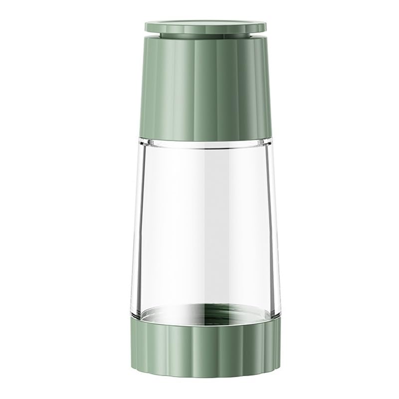 Molinillo de pimienta, molinillo sal, herramienta cocina molienda cerámica ajustable Manual(Green)