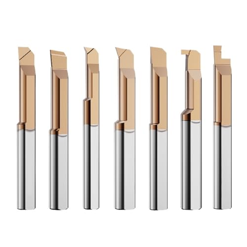 Image of Small-Hole Boring Tool MTR Small Bore Boring Tool Aseismic Carbide Micro Diameter Internal Tungsten Steel Alloy Shockproof Tool bar CNC Lathe 1pc(MTR9 R0.2 L32 D9)