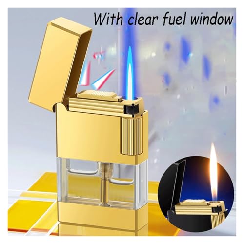 Encendedor doble llama ajustable recargable plateado miniatura 2