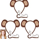 Genérico Disfraz De Mono De 6 Piezas, Diadema Con Orejas De Mono Y Cola Larga, Ideal Para Adultos, Niños Pequeños, Disfraces De Halloween, Actuaciones, Cosplay Y fiestass De Cumpleaños
