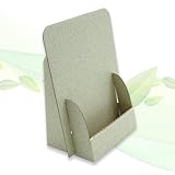 les supports. Le flyer pliable est durable, écologique, fabriqué à partir de carton 380 g/m² d'herbe recyclée-éco-FSC, et l'emballage est également en papier. Sans plastique !