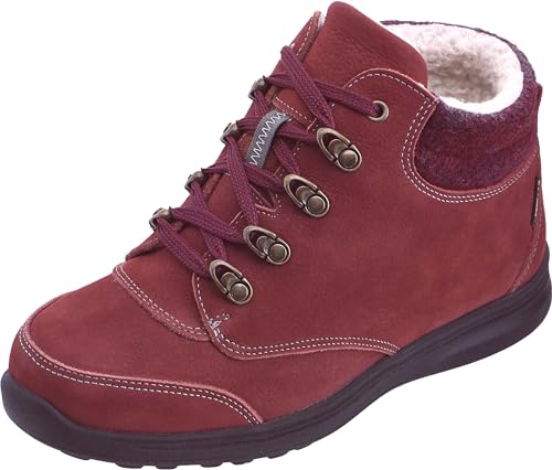 Cosyfeet Moose - Winter Red - 4-6E - Extra Wide Women's Boots
