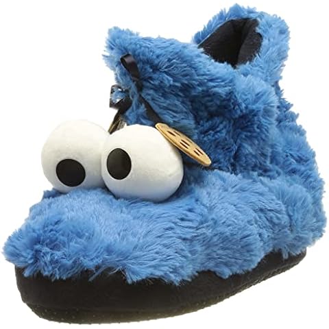 Krümelmonster Unisex's Cookie Monster Booties Mule, Blue Black, 8.5/9 UK Cover