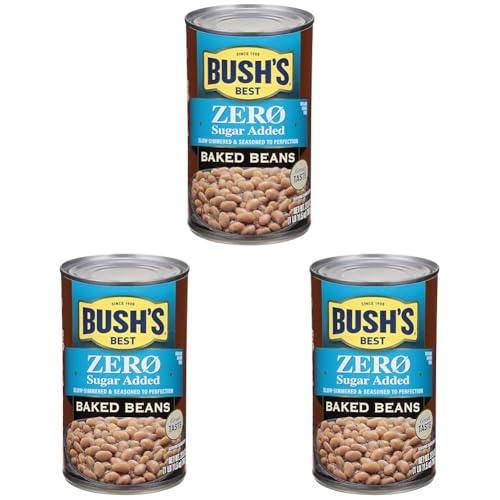 Bush's Best Zero Sugar Baked Beans, 27.5oz, 3 Cans