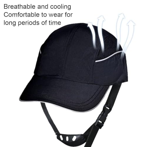 Gorra de seguridad ligera estilo béisbol y visera protectora cómoda Hrippy 5