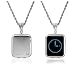 Necklace for Apple Watch with Protective Case By Vobara/Sport Watch/Watch Edition 38mm and 42mm Accessory - Includes Screen Protector and Chain (Replaces iWatch Band) (42mm Silver)