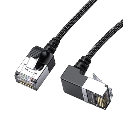 SEEXDDT 10Gpbs Ethernet Extension Cable Cat6 RJ45 Shielded Networking Replacement for Router Modem Laptop Fast Speed Networking Cable