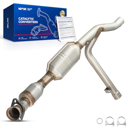 KAX Right Catalytic Converter Compatible with F-150 5.4L 1999-2003, F-250 5.4L 1999 - Replace# 54655, 30477, 645895 Direct-Fit, EPA Compliant