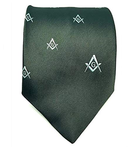 Masonic Regalia Craft Masons con brújula cuadrada bordada y G verde para regalo de logia