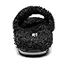 UBFEN Slippers for Women with Arch Support Open Toe House Shoes F Black 11 Women/9 Men