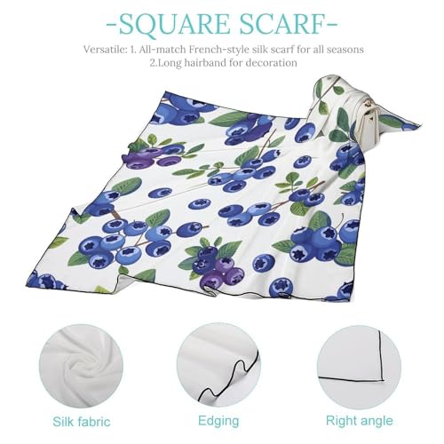 Silk Scarf Guitar Small Square Scarf 27" X 27" Lightweight Neckerchief Head Scarf for Women4