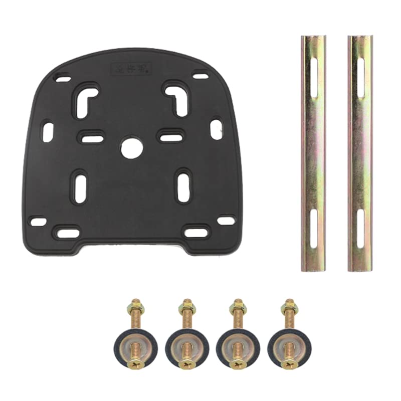 Tail ​Box - Placa de liberación rápida, placa inferior para motocicleta, vehículo eléctrico, accesorios de portaequipajes para motocicleta, caja trasera de motocicleta, respaldo pequeño con respaldo