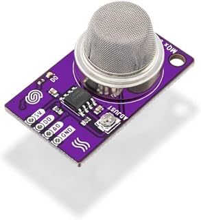 Soldered 333111 - Sensor de calidad del aire MQ135 para control de aire interior, 5 V, fabricado en la UE