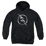 Popfunk The Flash TV Series Zoom Logo Kids Youth Pullover Hoodie & Stickers (X-Large)