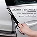 Gloss Black Vinyl Wrap Tape Roll, Self-Adhesive Black Out Chrome Delete Tape with Tool Kit Air Release Adhesive Detailing Wrap DIY Car Door Sill Window Trim Edge Guard Protective(3cm x 30feet)