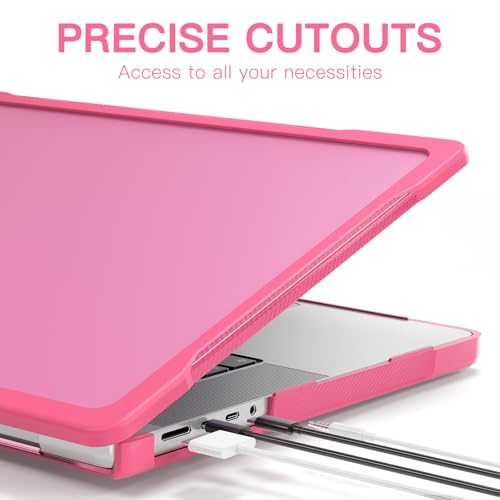 Carcasa rígida MacBook Pro 14 A2442 A2779 A2918 A2992 protector plástico resistente M1 M2 M3 M4 4