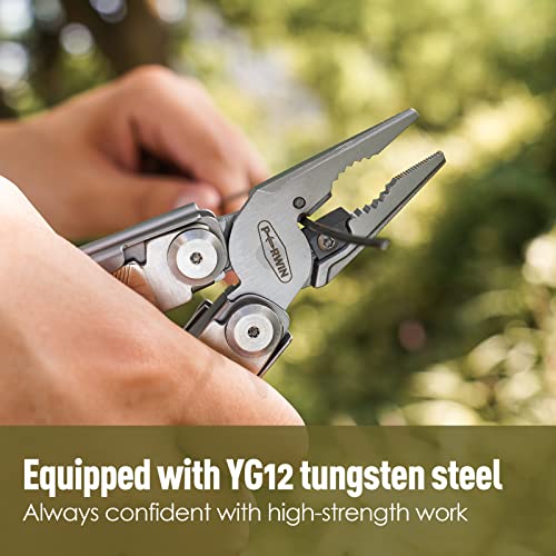Multitool, 22-In-1 Multitools Pliers With Nylon Sheath, Professional Multi-Tool For Survival, Camping And Hunting By Perwin #TOP3