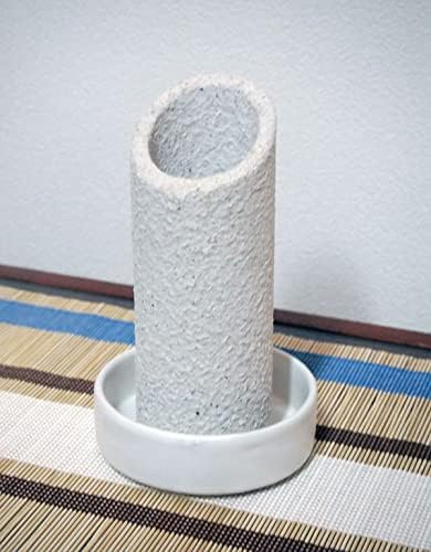 Amazon Co Jp 水で加湿する 電気のいらないエコな自然加湿器 信楽焼きの自然加湿器 丸型 受皿付 ホワイト ホーム キッチン