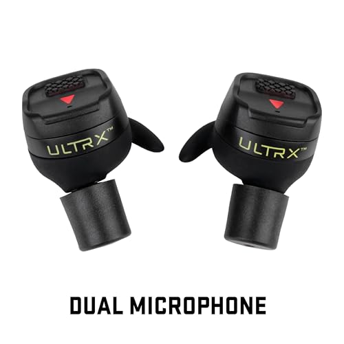 Image of Allen ULTRX Bionic Fuse Bluetooth Earbuds w /Charging Case, Dark Gray