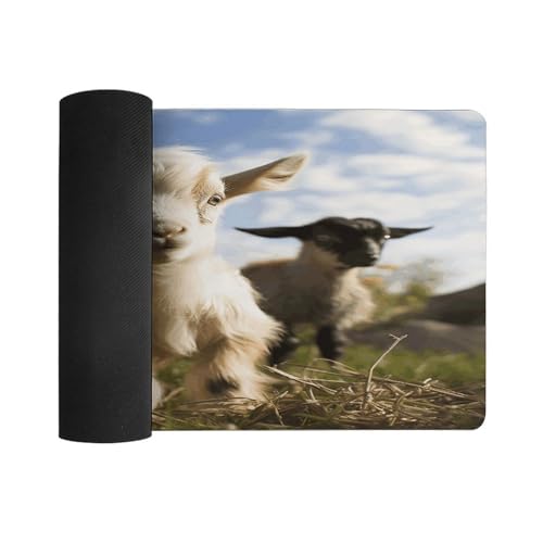 Cute Goat1 Desk Pad con base de goma miniatura 3