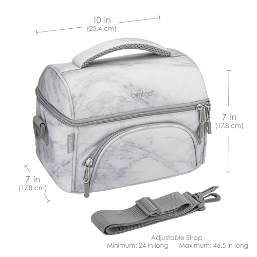 Image of Bentgo Deluxe Insulated Lunch Bag with Adjustable Strap & Outer Pocket