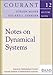 Notes on Dynamical Systems (Courant Lecture Notes)