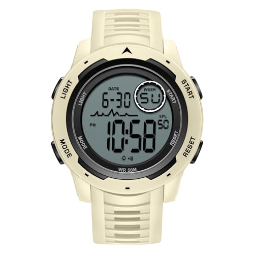 ShunkanSai 腕時計 メンズ デジタル スポーツウォッチ防水 多機能付き デジタル腕時計 日付/曜日/アラーム/ストップウォッチ