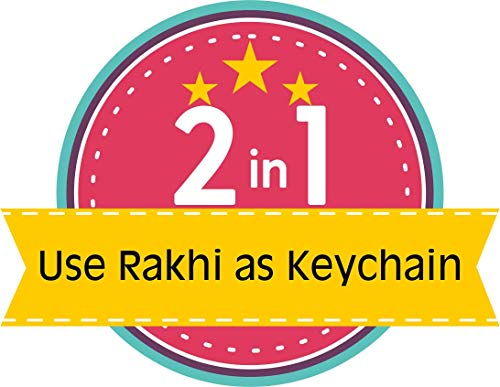 Image of TheYaYaCafe Rakhi Gifts for Brother, Bodyguard for Little Sister Keychain Keyring