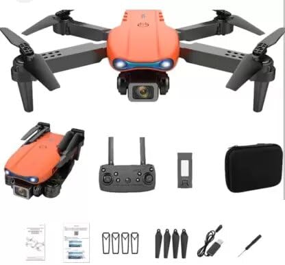 Purple State Remote Control Drone toy for kids with Dual HD Camera with 1800Mah Battery (Modal E88-Black,Orange,Grey, Colour May Vary)