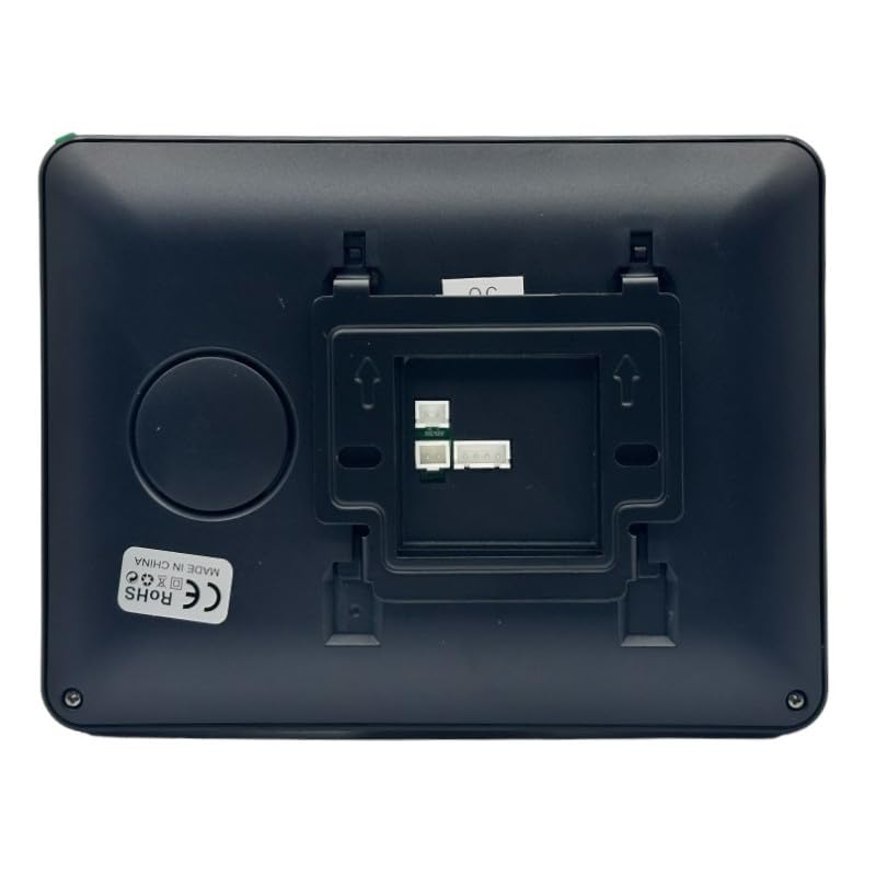 KIT VIDEOCITOFONO BIFAMILIARE DUE PULSANTI DOPPIO MONITOR A COLORI 7" APERTURA ELETTROSERRATURA