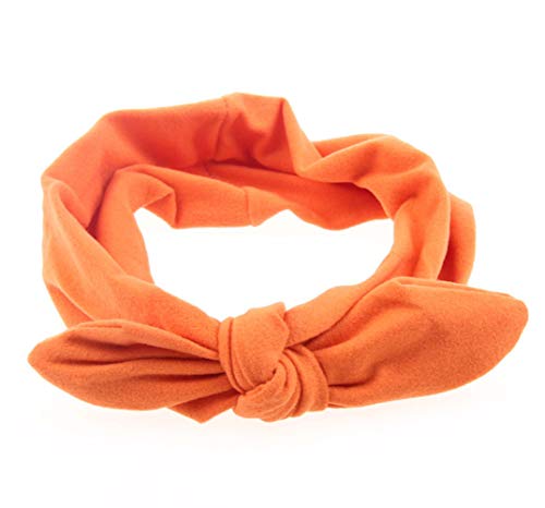 KAEHA SUN-074-01 1 Lazo de Color sólido, Diadema clásica elástica para el Cabello para Mujer, Naranja Cover