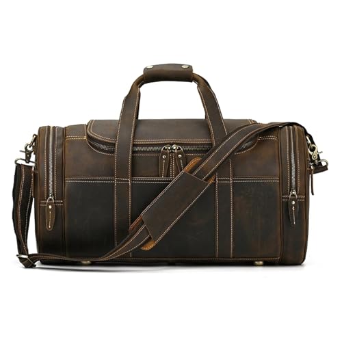 Large Men's Handbag Vintage Luggage Bags Carry on Male Big Travelling Duffle Bags Weekender Bags